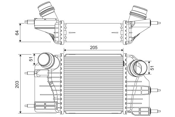 VAL-822908 Turbo Radyatoru Note Micra Iv