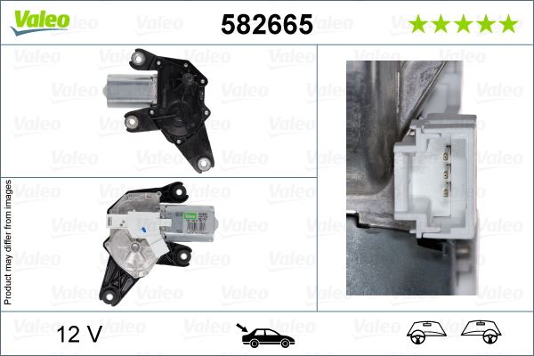 VALEO 582665 Silecek Motoru Arka Nissan Micra Dacia Sdr