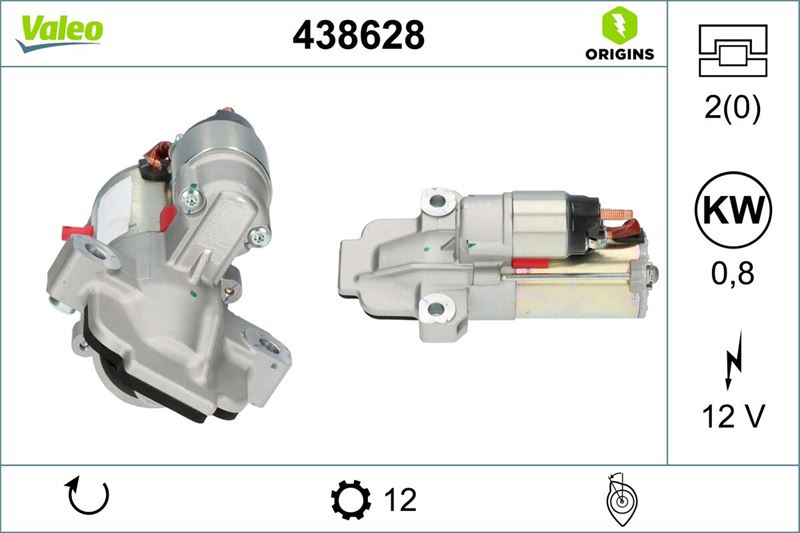 VALEO 438628 Marş Motoru Focus-Fiesta-Kuga-Puma 18> 1.5 Dragon-1.0 Ecoboost