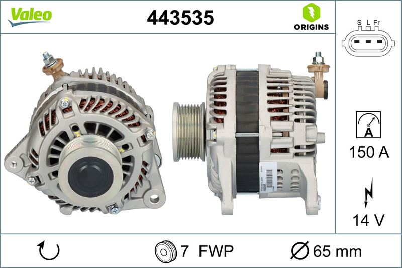 VALEO 443535 Alternatör Orjinal Renault-Nissan