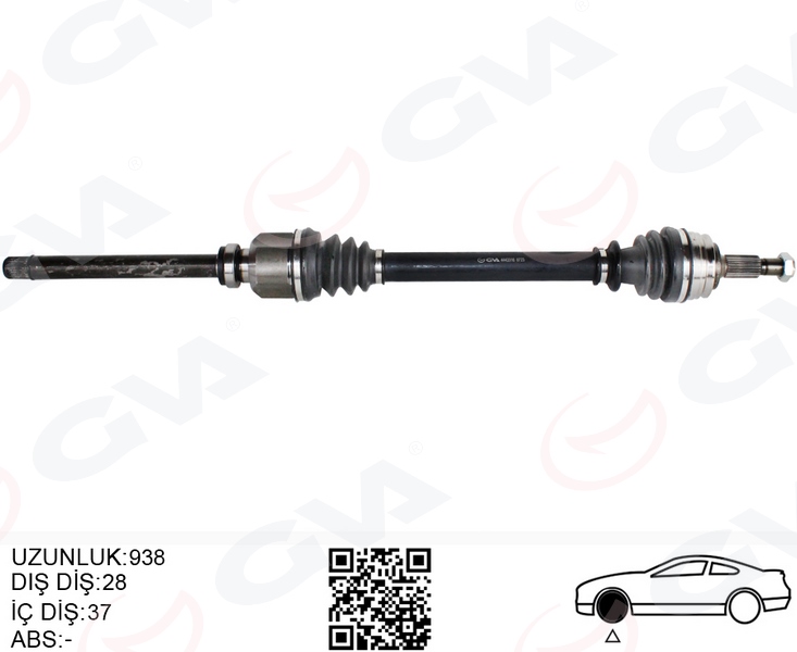PSA-9815636080 Aks Sag Komple Opel Astra L Citroen Berlingo Peugeot 308 Partner Rifter 1.2 Benzinli 1.5-1.6 Dizel