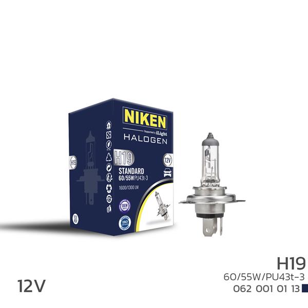 NIKEN 0620010113 Niken H19 60w/55w Halojen Ampul Pu43t-3 12v