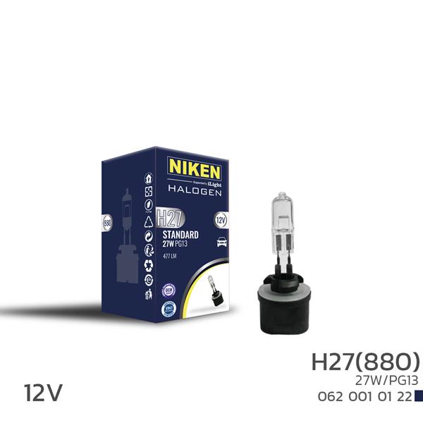 NIKEN 0620010122 Niken H27w/1 880 27w Halojen Ampul Pg13 12v