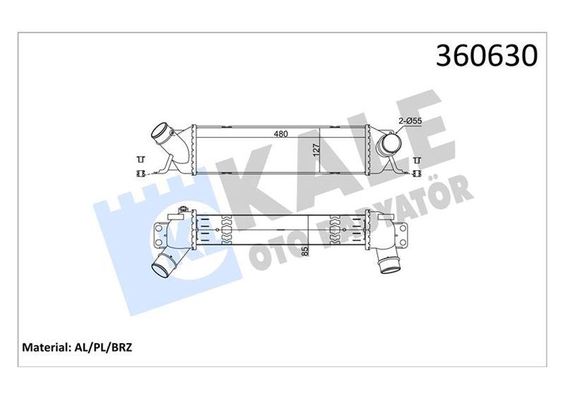 KAL 360630 Turbo Radyatörü  H1