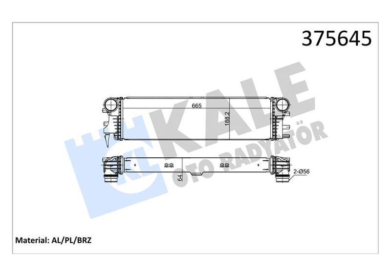 NRF 309037 Turbo Radyatörü  W447