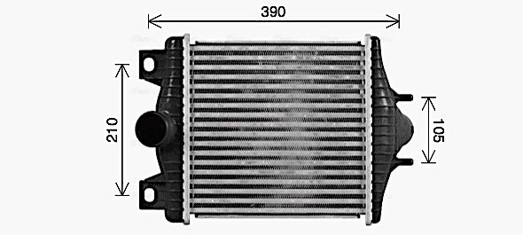 42-2600 Turbo Radyatoru (Intercooler) Land Rover Range Rover Iv 3.0 Td - 4.4 Td V8 2012- / Range Rover Sport 3.0 Td 2013-