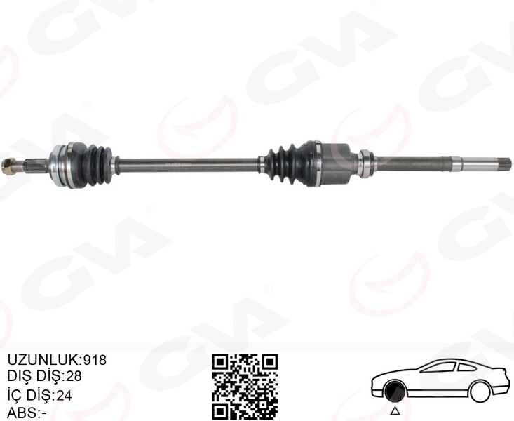 GVA 4445126 Komple Aks Sağ P308 14>21 1.2 Vti-1.6 Bluehdi Rifter 1.5-1.6 Hdi-Bluehdi Astra L 21>1.2 Eb2 Combo E 18> 1.2 Eb2-1.5d Berlingo 18> 1.5-1.6 Bluehdi Mekanik Vites