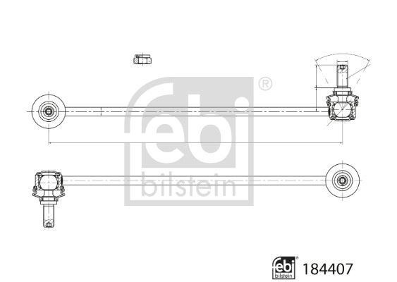 FEBI 184407 Z Rot Vw