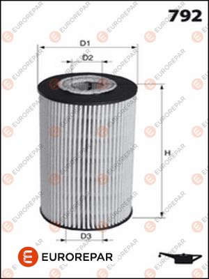 PSA-1637767280 Eurorepar Yag Filtresi Mercedes E Serisi Infiniti