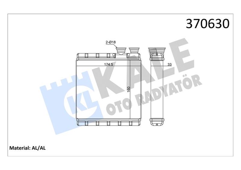 41-4420B Kalorifer Radyatoru Brazing Volkswagen Polo Vi 1.0 - 1.0 Tsi - 1.6 Tdi 17- / T-Cross 1.0 Tsi 18- / Taigo 1.0 Tsi - 1.5 Tsi 21- / Arona 1.0 Tsi - 1.6 Tdi 17- / Ibiza V 1.0 - 1.0 Tsi - 1.6 - 1.6 Tdi 17-