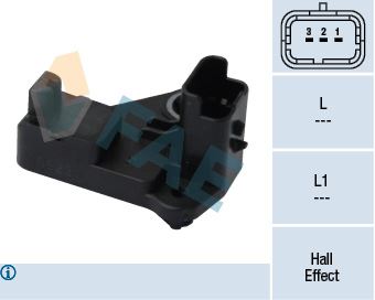 FAE 79370 Krank Devir Sensörü Ford Focus-Fiesta-Kuga-Mondeo-Cmax-Kuga-Courier-Connect 11> 1.5-1.6 Tdci-1.0-1.5 -1.6 Ecoboost
