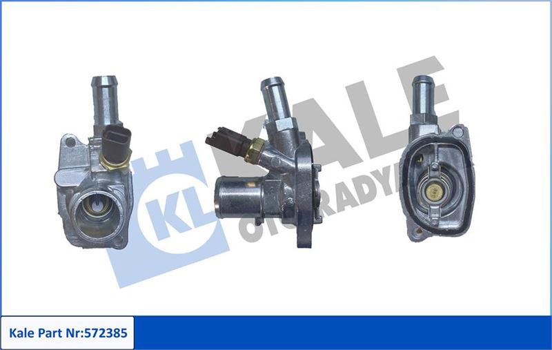 KALE 572385 Komple Termostat-Aluminium Gövdeli 88 C Fiat 500-Panda-Ford Ka-Ka Iii-Lancia Ypsilon