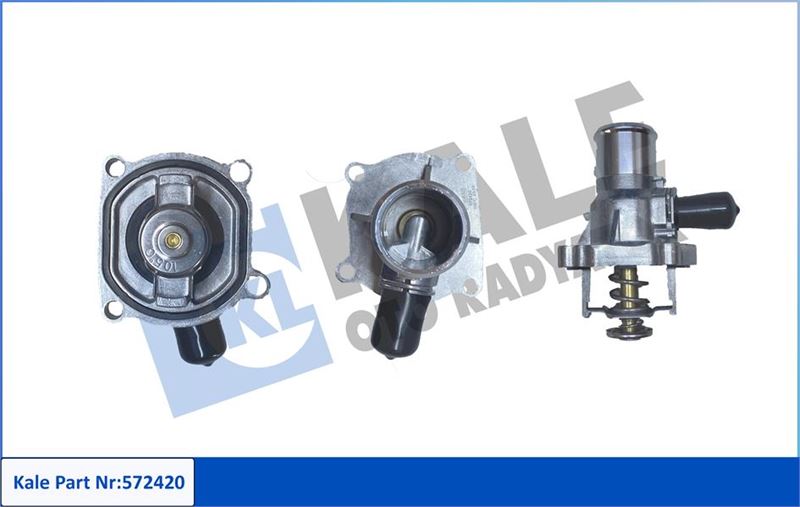KALE 572420 Termostat Flanş 105 C Alfa Romeo 159-Brera-Spider-Fiat Croma-Opel Astra G-Astra H-Insignia A-Meriva A-Vectra C-Vectra C Gts-Zafira-Zafira Family B-Zafira A-Zafira B