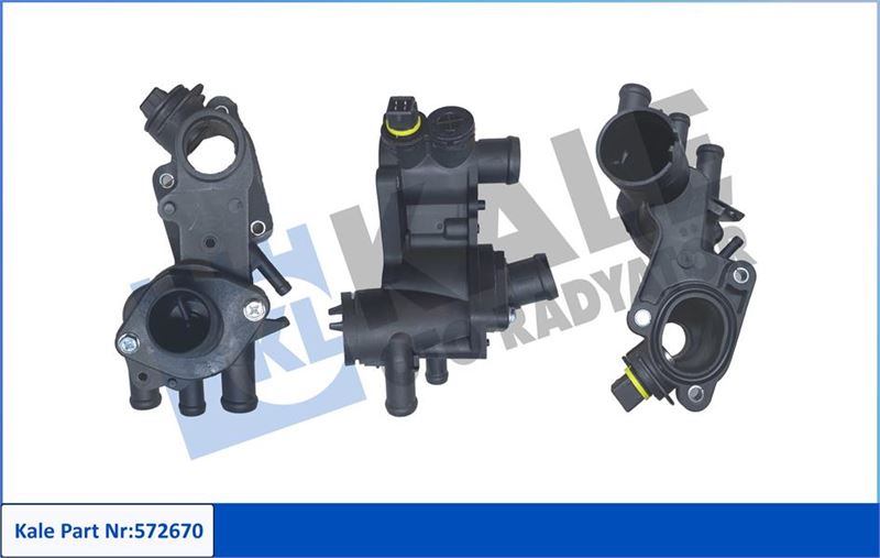 KALE 572670 Komple Termostat-Plastik Gövdeli 87 C Seat Arosa-Cordoba-Ibiza-Inca-Skoda Felicia-Octavia-Vw Caddy Golf-Lupo-Polo-Vento