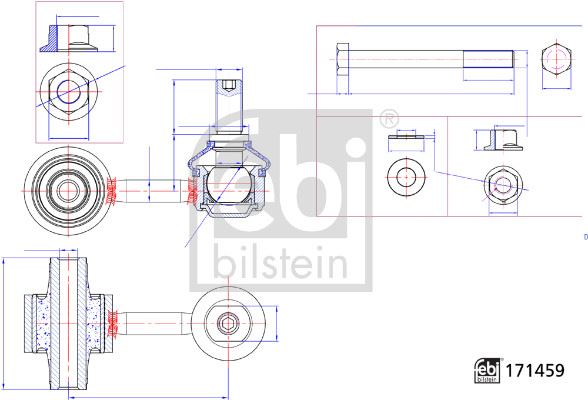 FEBI 184868 Z Rot Montaj Malzemesi Olan Hyundai