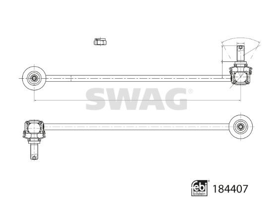 SWAG 33109364 Z Rot Emniyet Somunlari İle Vw Febi 184407