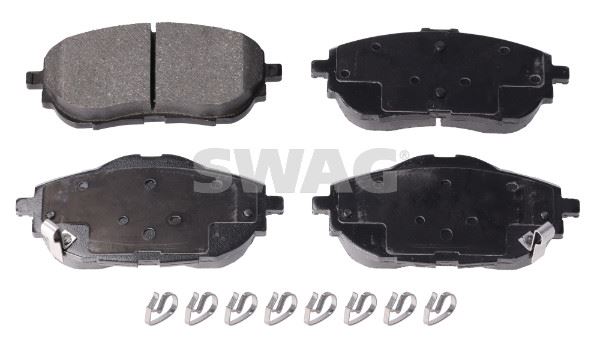 SWAG 33109765 Ön Fren Balata Toyota Auris Corolla 1.33l 1.6l 1nr-Fe 1zr-Fae Nre180 Zre181 Zre185 12-> / 1.4l 1nd-Ftv Nde180 12->