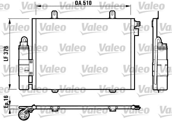 43-3508 Klima Radyatoru Renault Clio Symbol 1.2 M-T 1998-2005