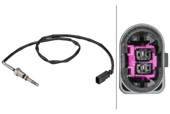 HELLA 6PT358181561 Egzoz Sicaklik Sensörü Vw Amarok 10 > Cdca 2.0 Tdi
