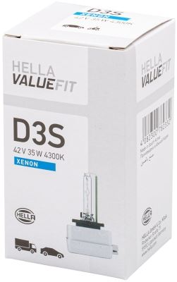 HELLA 8GS242632321 Xenon Ampul D3s 42v 35w Pk32d-5 Mercedes Audi Nissan Ford Bmw Opel Vw Valuefit