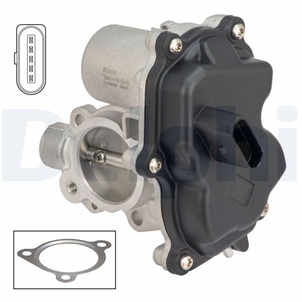 DELPHI EG10610-12B1 Egr Valfi Caddy 2015 > 2.0 Tdi Cuuf-Dfsc-Dfsf-Cuud-Dfsd-Cuub-Dfsb-Cuue-Dfse