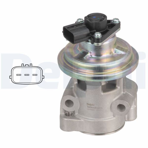 DELPHI EG10628-12B1 Egr Valfi Mitsubishi Challenger-Galant-Galloper-L200-Montero-Pajero-Shogun-Sport Wagon-Strakar