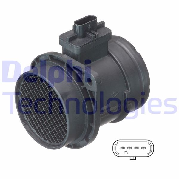DELPHI AF10719-12B1 Hava Debimetresi Hava Akişmetre Vw-Skoda-Seat-Audi 10> Polo-Ibiza-Fabia Cfwa 1.2 Tdi