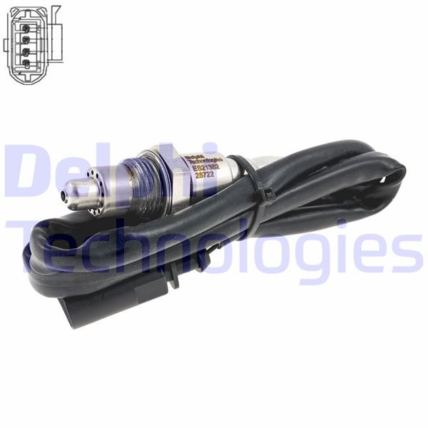 BOS-0258030129 Lambda Sensoru Katalizor Sonrasi Vw Polo  Seat Ibiza Skoda Fabia