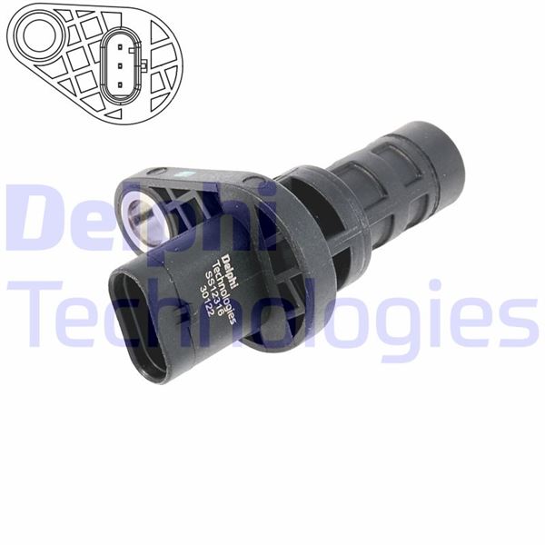 DELPHI SS12316-12B1 Krank Mili Sensörü Fiat Egea 16> Punto 09>12 500x 14> 500 07> Doblo 10> Alfa Romeo Giulietta 10>18 Mito 09>18 Jeep Renegade 14>18 1.2 1.4 1.6d Mtj 1.6