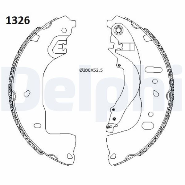 DELPHI LS2197 Fren Pabucu Audi Q4-Cupra Born-Skoda Enyaq Iv-Vw Id. Buzz-Id.3-Id.4-Id.5-Vw Svw Id.4 X 11/2019>