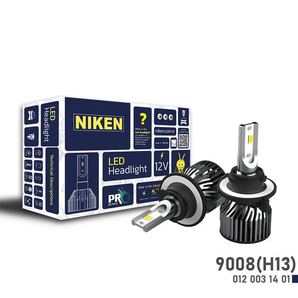 NIKEN 0120031401 Ampül Led Xenon Pro Serisi 9008 H13