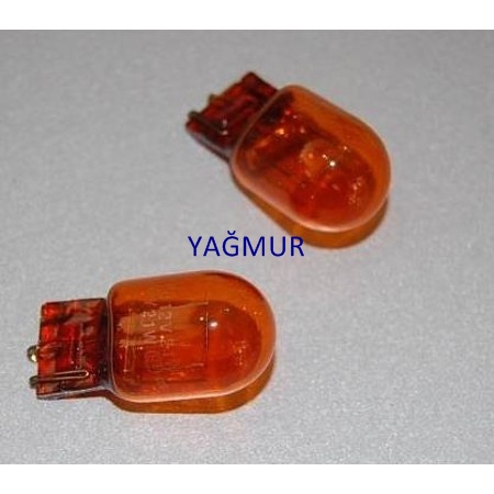 ALIYA T12T18 Turuncu Ampül 12v 18w Dipsiz Slx