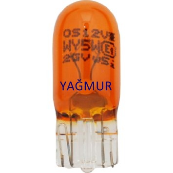 ALIYA T24T10 Turuncu Ampül 24v B.Dipsiz 5w
