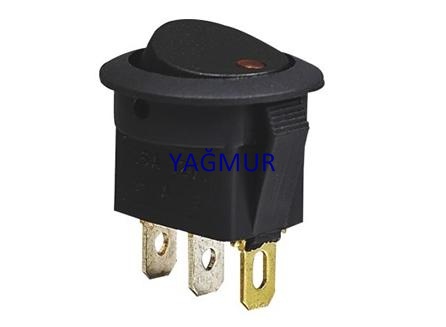DROP BTA Aç Kapa Buton 12v Tekli Ledli