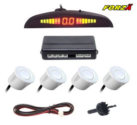 FORZA PS-03W Park Sensörü Ledli Ses İkazli Ps-03 Beyaz Göz