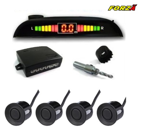 FORZA PS-05B Park Sensörü Ledli Türkçe Konuşan Sesli Siyah Göz