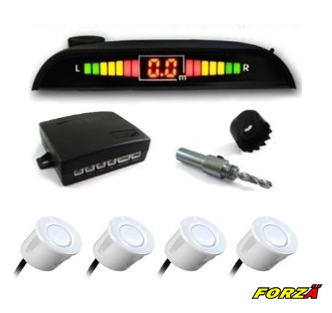 FORZA PS-05W Park Sensörü Ledli Türkçe Konuşan Sesli Beyaz Göz