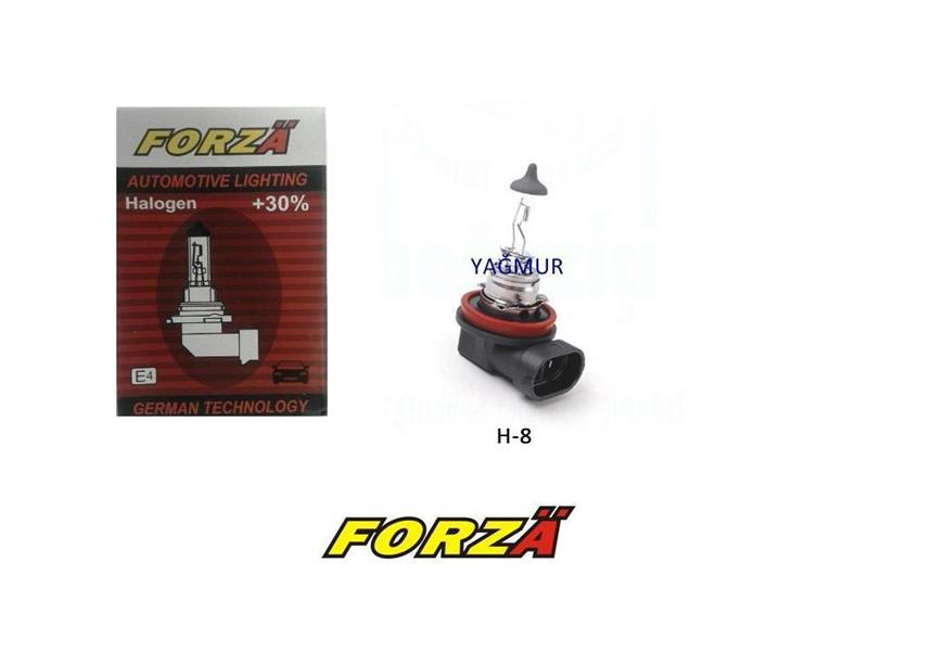 FORZA XP12H8 Halogen Ampül H - 8 12v.55w 30 Fazla