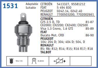 USTUN ANG1531 Hararet Müşürü Renault 12