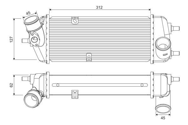 VALEO 818383 Turbo Radyatörü Hyundai