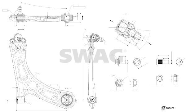 UNI-54501G4AA0 Salincak Alt Sag Hyundai I30 2017--