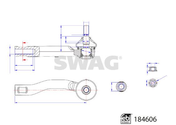 SWAG 33110090 Rot Başi Febi 184606
