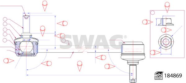 SWAG 33110105 Z Rot Febi 184869
