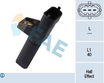 FAE 79357 Krank Mili Konum Sensoru Mercedes M272 Om626 Om642 W204 W205 C219 W211 W212 W164 W463 W221 R230 R172
