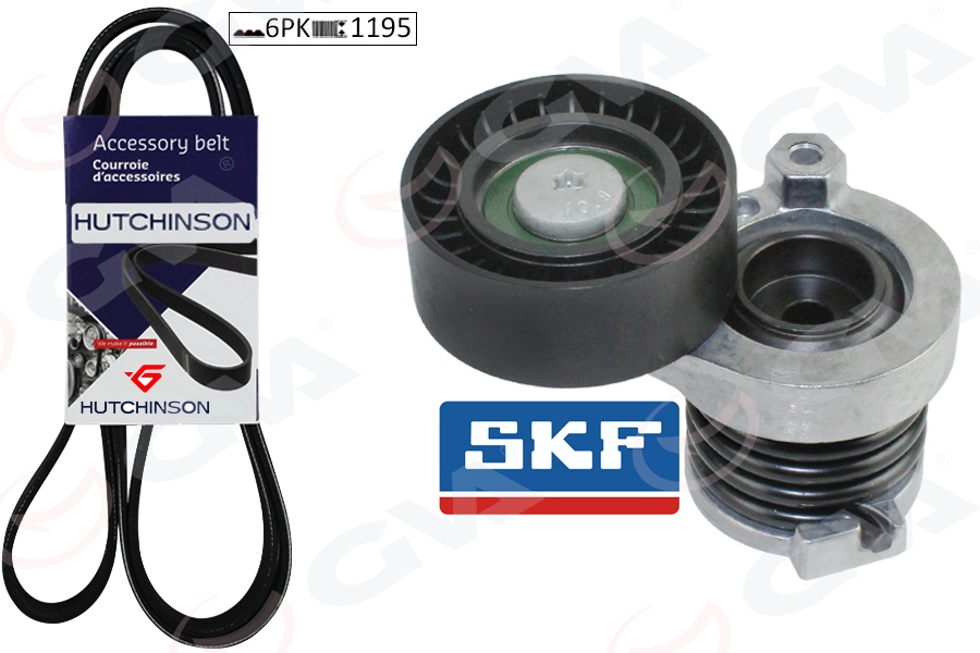 GVA 59A1130 V Kayiş Seti Renault Clio Iv 12> Captur I 13> Megane Iv 16> Talisman 16> Dacia Sandero Ii 12> Lodgy 13> Dokker 13> Nissan Juke 12> 1.5dci
