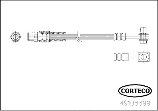 CORTECO 49108399 Fren Hortumu