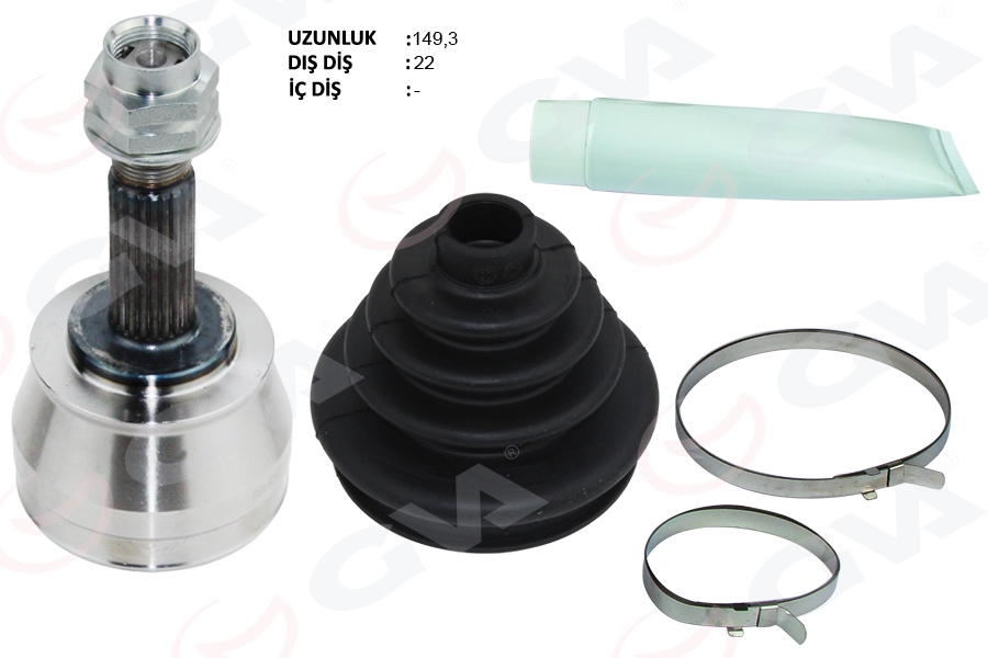 VEK-FI-1018 Aks Kafasi Dis Albea 1.2 8v 22x20x46.9 03-07