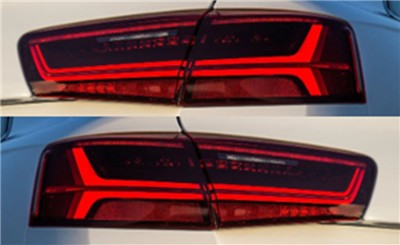 PRO-A 296120 Stop Lambasi Kayar Led Sag Sol Set A6 S6 2015-2018 Tak Calistir Soketler Uzerinde