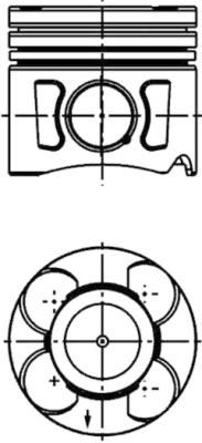 KOLBEN 41288600 Piston Segman Std 69.60mm Fiorino 09> Egea 15>20 Punto 12> Aveo 11>15 Corsa D 09>14 Astra J 09>1 5 1.3d Mjet 1.3 Cdti Start Stop E4 75bg E5 95bg