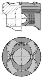 KOLBEN 41513600 Piston Segman Std 72.00mm Smart Fortwo M132 W451 07>